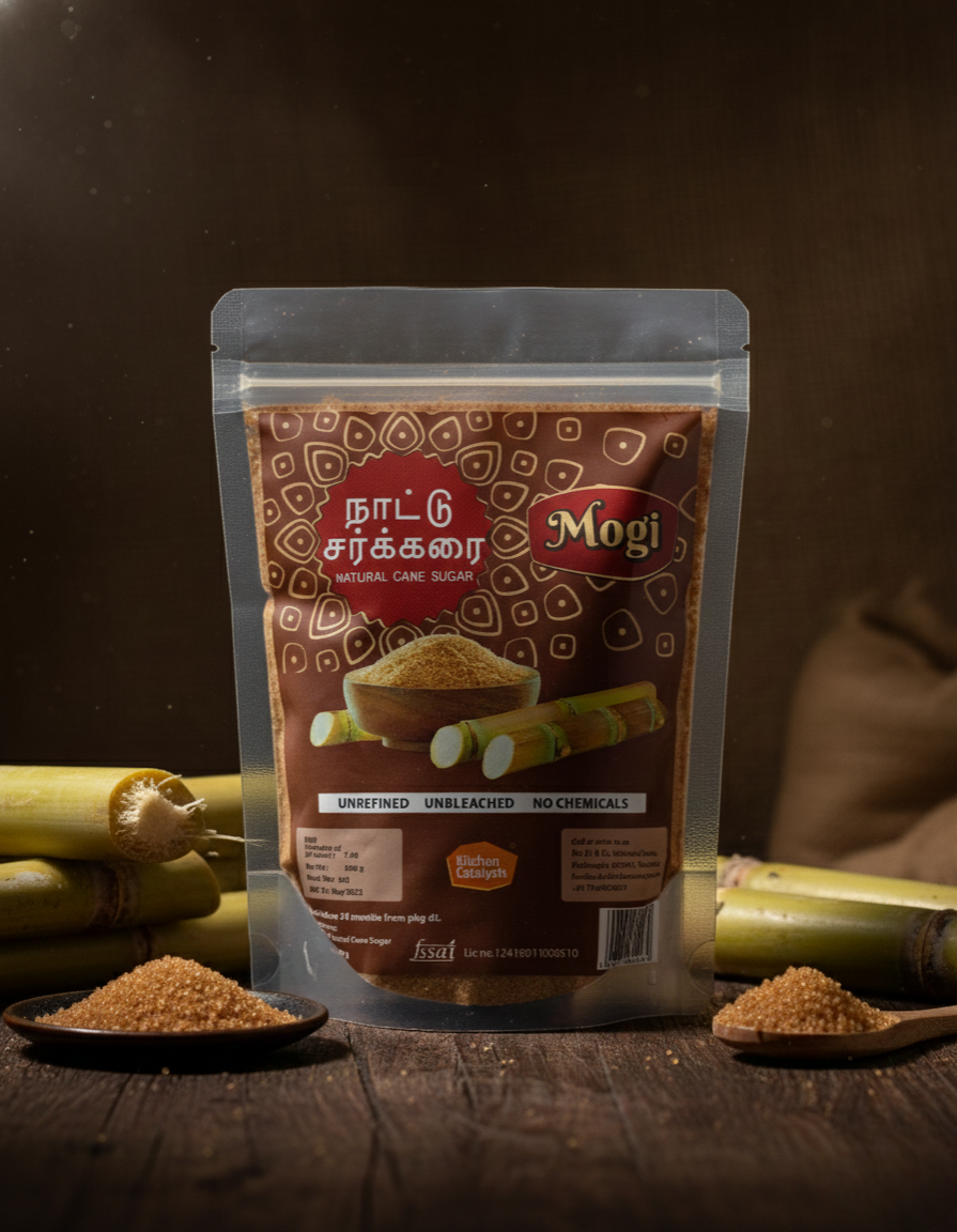 Mogi Country Sugar (Naattu Sarkarai) – Natural Cane Sugar