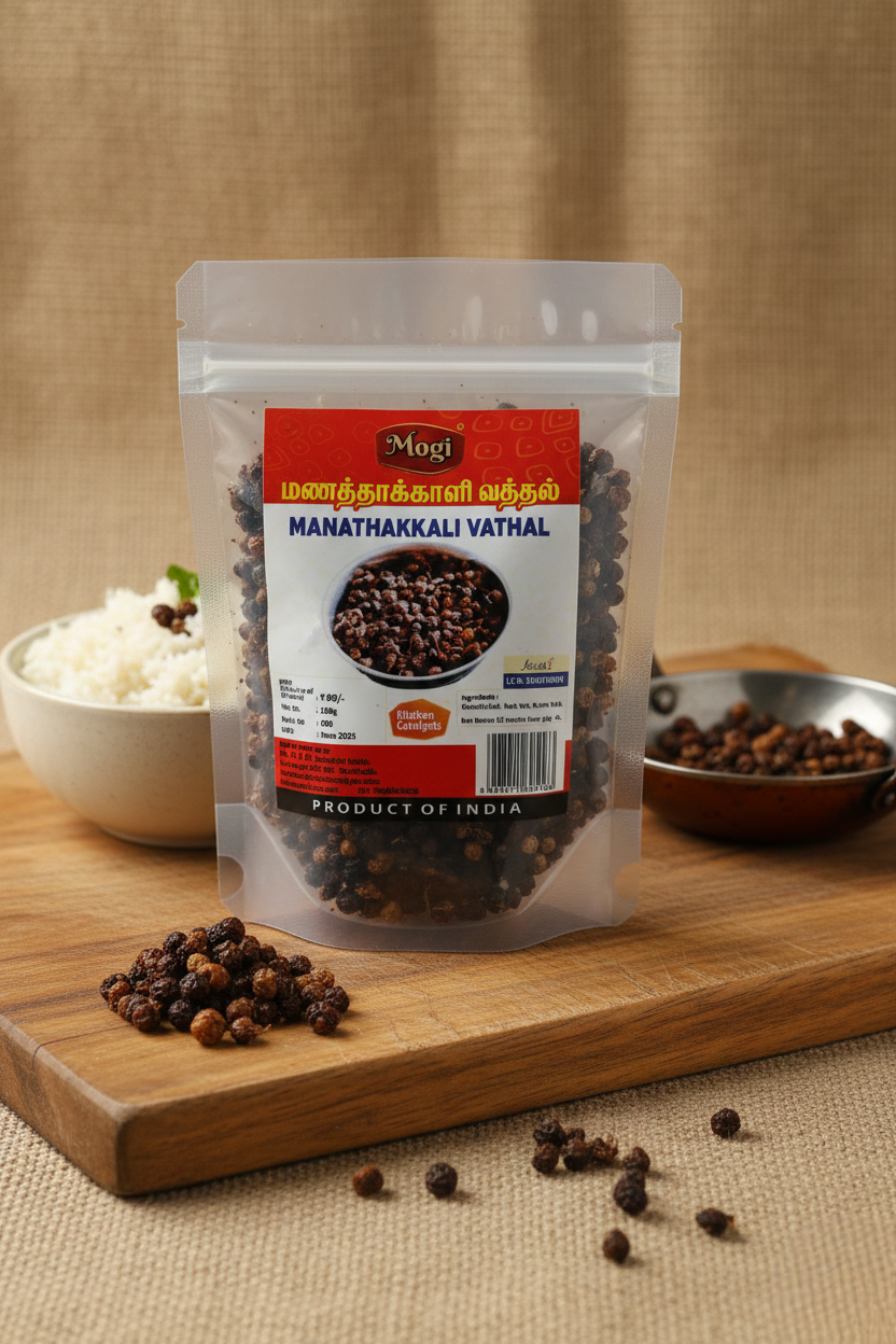 Mogi Manathakkali Vathal – Sun-Dried Black Nightshade