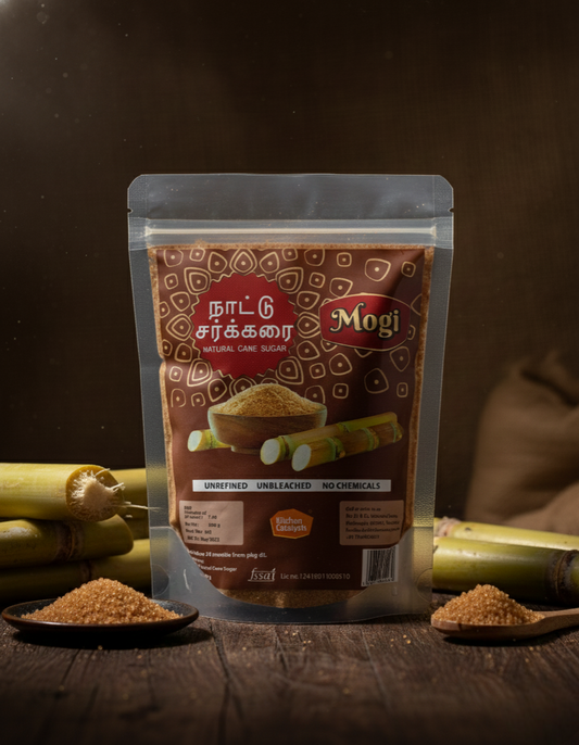 Mogi Country Sugar (Naattu Sarkarai) – Natural Cane Sugar